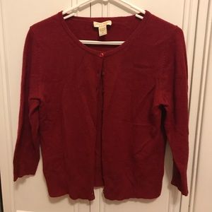 100% cashmere cardigan